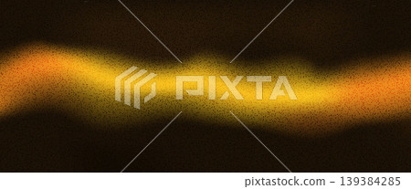 Yellow gold light on black grain background. Dark brown gradation overlay. A soft blur textured gradient with abstract wavy noise line and orange, yellow dust. Vector grainy golden gradation bg Yellow gold light on black grain background. Dark brown gradation overlay. A soft blur textured gradient with abstract wavy noise line and orange, yellow dust. Vector grainy golden gradation bg 139384285