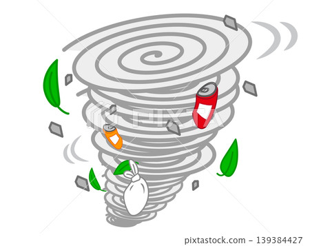 Typhoon illustration material 2 Typhoon illustration material 2 139384427