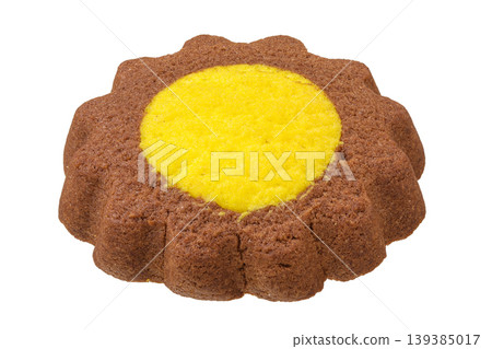 shortbread lemon chocolate cookie isolated on white background shortbread lemon chocolate cookie isolated on white background 139385017