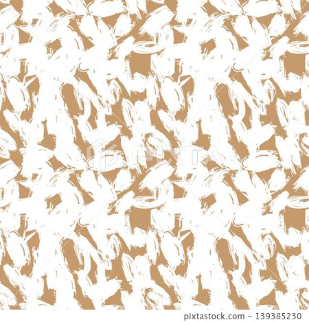 White Brush Stroke Pattern Design On Brown For Fashion Textiles White Brush Stroke Pattern Design On Brown For Fashion Textiles 139385230
