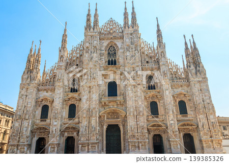 Milan Cathedral, or Metropolitan Cathedral-Basilica of the Nativity of Saint Mary, is the cathedral church of Milan, Lombardy, Italy Milan Cathedral, or Metropolitan Cathedral-Basilica of the Nativity of Saint Mary, is the cathedral church of Milan, Lombardy, Italy 139385326