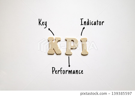 KPI Key Performance Indicator - quantifiable metric used to evaluate success in achieving organizational objectives, acronym text concept for presentations and reports KPI Key Performance Indicator - quantifiable metric used to evaluate success in achieving organizational objectives, acronym text concept for presentations and reports 139385597