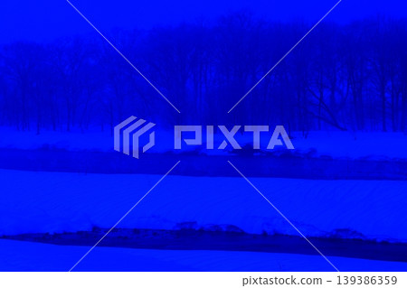 A winter dawn scene A winter dawn scene 139386359