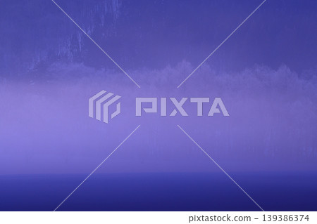A winter dawn scene 139386374