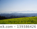 Nagano City, Nakajo Miyamasato, Alps Observation Plaza Yume no Eki: View of the Northern Alps from a field of rapeseed flowers. 139386426