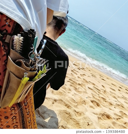 man playing on the beach man playing on the beach 139386480
