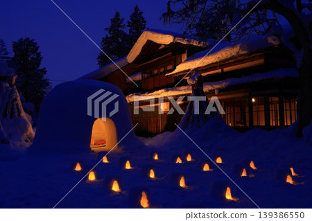 雪屋和雪燈 雪屋和雪燈 139386550