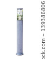 Outdoor bollard path light modern garden illumination design 139386806