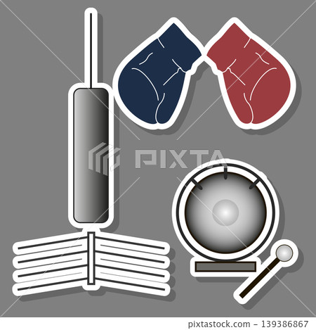 Collection accessory for sport game boxing 139386867
