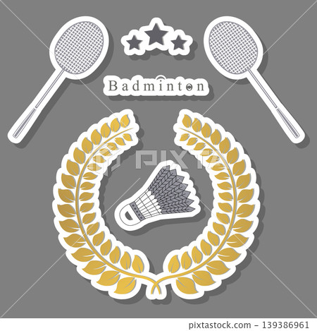 Collection accessory for sport game badminton Collection accessory for sport game badminton 139386961
