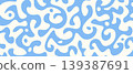 Geometric Abstract Stripe Wave Retro Summer Background 139387691