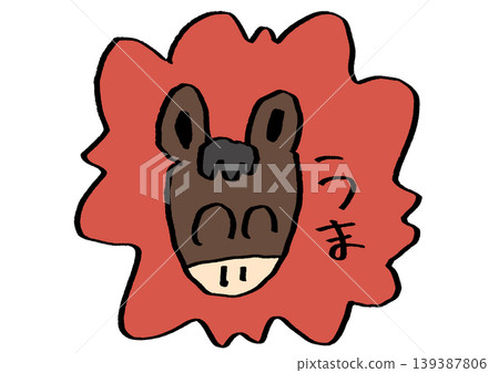 Horse sticker Horse sticker 139387806