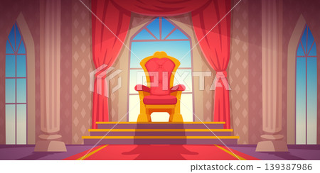 Luxury interior. Big room for king family exact vector background Luxury interior. Big room for king family exact vector background 139387986