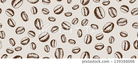 coffee, bean, vector 139388006
