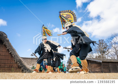 青森縣古蹟根城廣場的八戶nburi 139388195