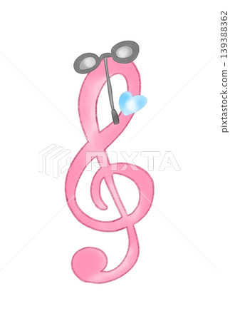 Musical notes with wedding accessories Musical notes with wedding accessories 139388362