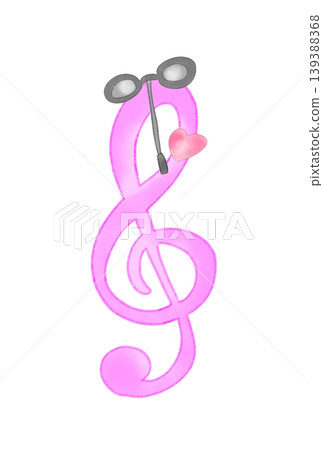 Musical notes with wedding accessories Musical notes with wedding accessories 139388368