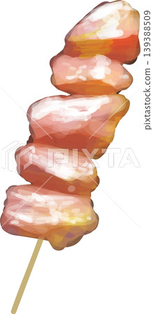 Hand-drawn style illustration of yakitori Hand-drawn style illustration of yakitori 139388509