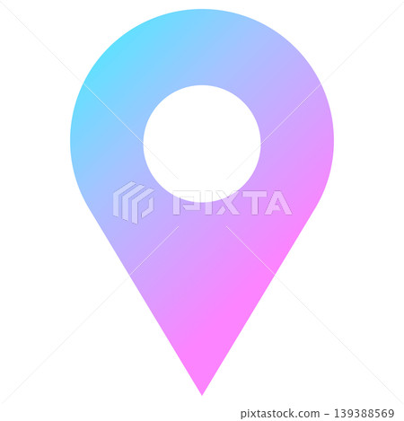 地圖圖標,彩虹色,霓虹色,漸層色,透明,向量素材。 地圖圖標,彩虹色,霓虹色,漸層色,透明,向量素材。 139388569