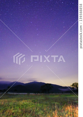 The starry sky at Miharashi, Oze The starry sky at Miharashi, Oze 139388858