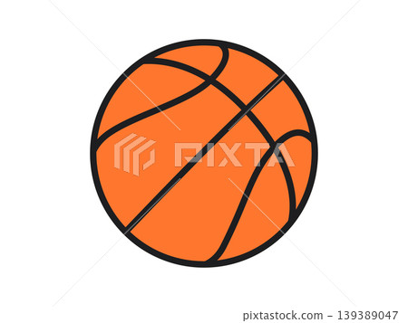 Basketball Ball. Outline icon. Basketball Ball. Outline icon. 139389047