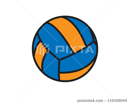 Volleyball Ball. Outline icon. Volleyball Ball. Outline icon. 139389049