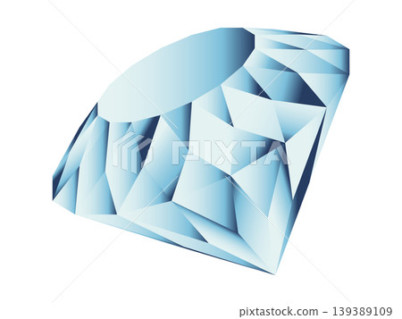 Elegant gemstone, gradient diamond. Elegant gemstone, gradient diamond. 139389109