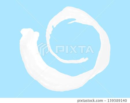 Fresh milk splashes isolated on a white background, capturing smooth liquid motion with detailed droplets and creamy texture. 3d rendering 139389140