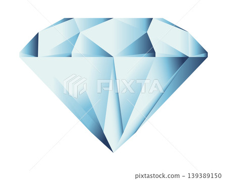 Elegant gemstone, gradient diamond. Elegant gemstone, gradient diamond. 139389150