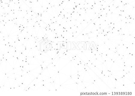 Abstract plexus-style geometric mesh with interconnected dots and lines forming a tech-inspired background. 139389180