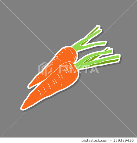 Sweet juicy tasty natural eco product carrot 139389436