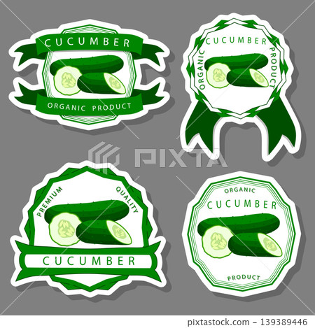 Sweet juicy tasty natural eco product cucumber 139389446
