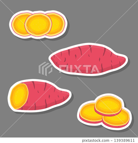 Whole vegetable sweet potato Whole vegetable sweet potato 139389611