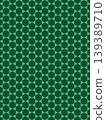 Dark green hexagonal pattern background 139389710