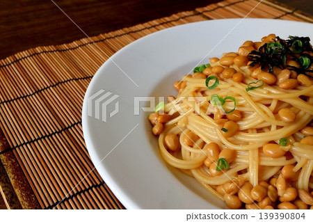 Natto pasta in the background of the table Natto pasta in the background of the table 139390804