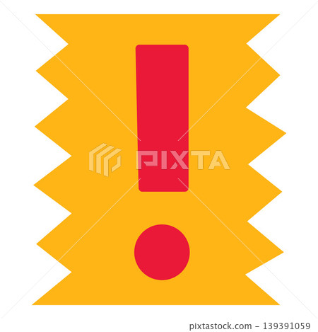 Uppercase X letter of English alphabet, vector bright festive red typeface in yellow zigzag shape frame, kids happy font Uppercase X letter of English alphabet, vector bright festive red typeface in yellow zigzag shape frame, kids happy font 139391059