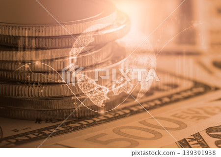 Stock market or forex trading graph and candlestick chart suitable for financial investment concept. Economy trends background for business idea and all art work design. Abstract finance background. Stock market or forex trading graph and candlestick chart suitable for financial investment concept. Economy trends background for business idea and all art work design. Abstract finance background. 139391938