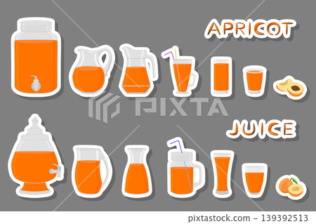 Illustration on theme big kit different types glassware Illustration on theme big kit different types glassware 139392513
