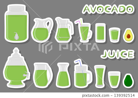 Illustration on theme big kit different types glassware Illustration on theme big kit different types glassware 139392514
