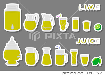 Illustration on theme big kit different types glassware Illustration on theme big kit different types glassware 139392534