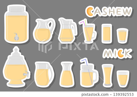 Illustration on theme big kit different types glassware Illustration on theme big kit different types glassware 139392553