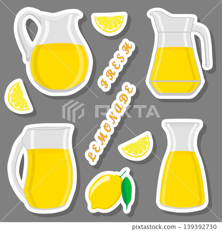 Various sweet tasty natural lemonade Various sweet tasty natural lemonade 139392730