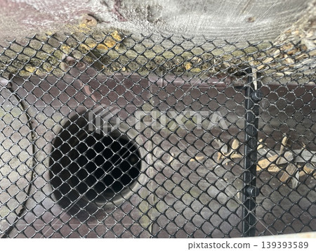 Installing leaf guard mesh in gutter Installing leaf guard mesh in gutter 139393589