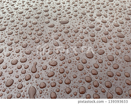 Rain droplets texture on painted metal surface Rain droplets texture on painted metal surface 139393633