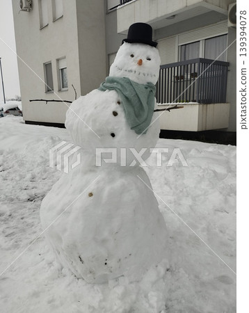 A snowman, or snow woman, is stylized human figure or sculpture made of snow. Building a snowman is winter pastime that originated in ancient times. It symbolizes the spirit of winter and snowstorms. A snowman, or snow woman, is stylized human figure or sculpture made of snow. Building a snowman is winter pastime that originated in ancient times. It symbolizes the spirit of winter and snowstorms. 139394078