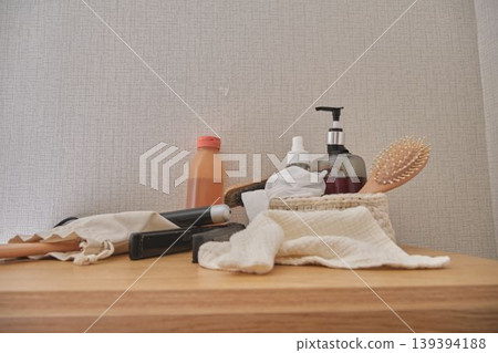 Wellness and beauty routine items for personal care 139394188
