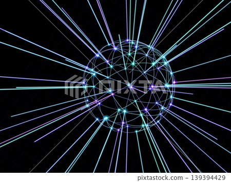 A shining sphere of the network A shining sphere of the network 139394429