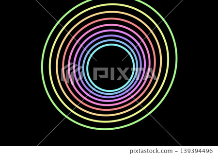 Overlapping colorful circles 139394496
