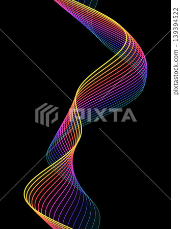Colorful wavy lines Colorful wavy lines 139394522