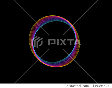 Abstract background with rainbow-colored rings Abstract background with rainbow-colored rings 139394525